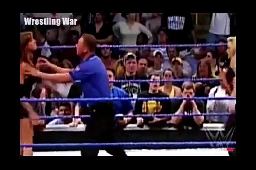 Stephanie McMahon vs A-Train SmackDown 08.14.2003 Full match