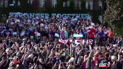 Trump, Clinton both on the attack with one week to go until vote