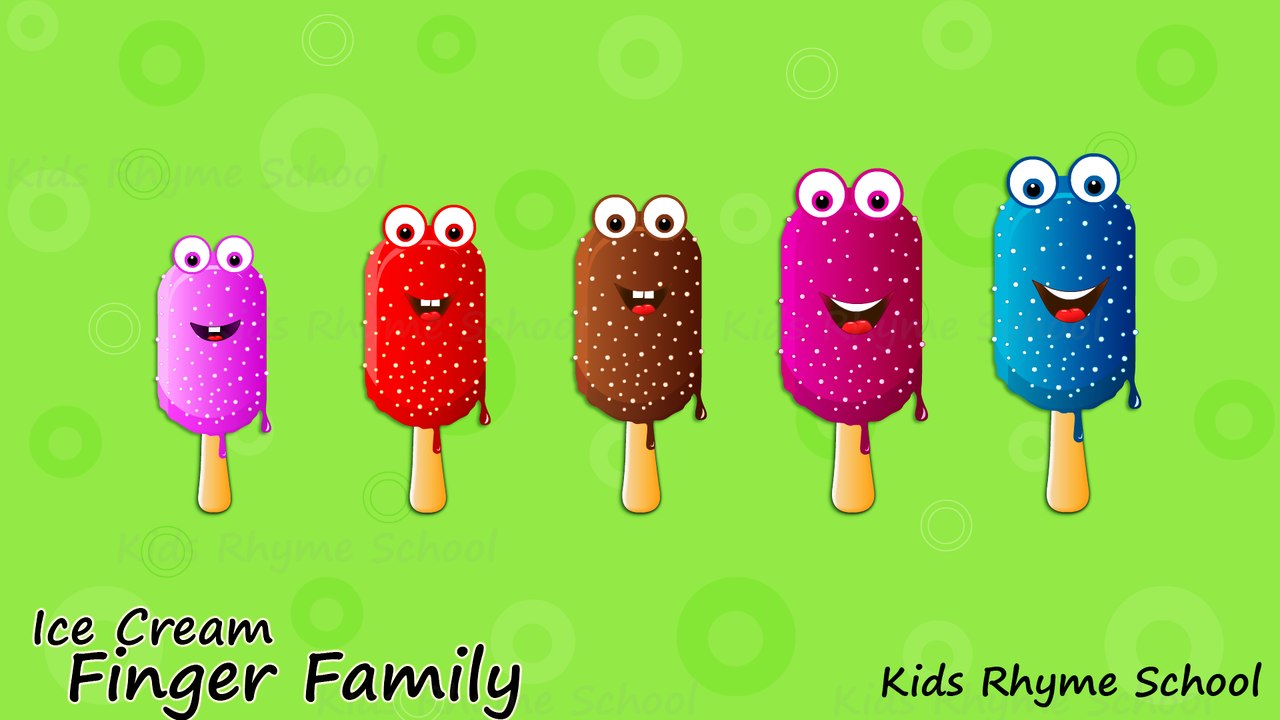 Ice Cream Finger Family Song  The Finger Family Song