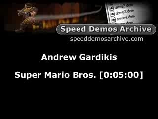 Super Mario Bros finit en 5 minutes !