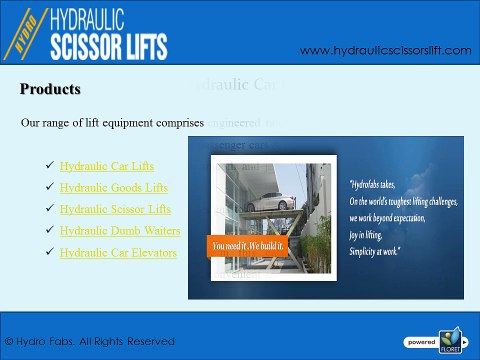 Hydraulic Scissor Lift Manufacturers