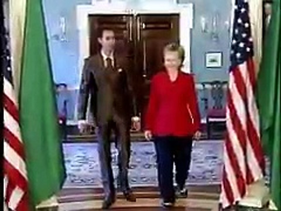 Hillary Clinton welcomed Mutassim Gaddafi