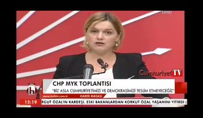 CHP: Cumhuriyet kırmızı çizgimizdir