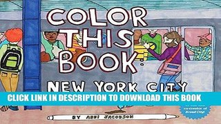 Best Seller Color this Book: New York City Free Read