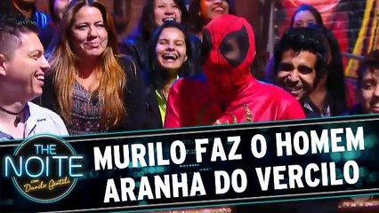 Murilo faz o Homem Aranha da música do Jorge Vercilo