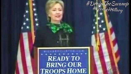 Hillary said she was under sniper fire