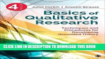 Read Now Basics of Qualitative Research: Techniques and Procedures for Developing Grounded Theory