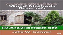 Read Now A Concise  Introduction to Mixed Methods Research (Sage Mixed Methods Research) Download