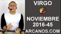 VIRGO HOROSCOPO SEMANAL 30 OCTUBRE a 5 NOVIEMBRE 2016-ARCANOS.COM