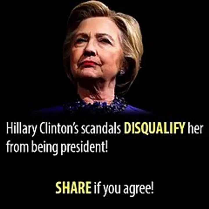 Hilary skandale sollte automatisch  disqualifizieren.