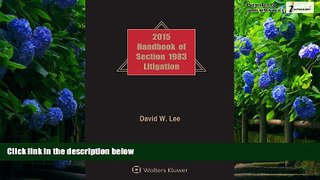 Big Deals  Handbook of Section 1983 Litigation  Best Seller Books Best Seller