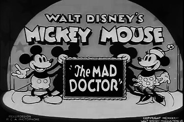 Mickey Mouse Cartoons - The Mad Doctor (Best Quality)