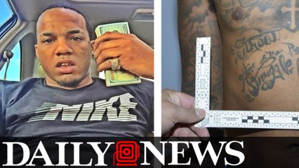 EXCLUSIVE- Gang Member Rips Off Bank Of America Then Tattoos Logo