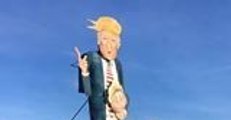 Effigy of Donald Trump Holding Hillary Clinton's Head to Be Burned on Bonfire Night