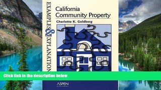 Must Have  California Community Property: Examples and Explanations (Examples   Explanations)