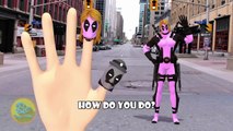 Deadpool 3D Finger Family | Nursery Rhymes | 3D Animation In HD From Binggo Channel