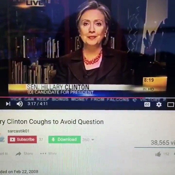 Hillary tendenziell Husten