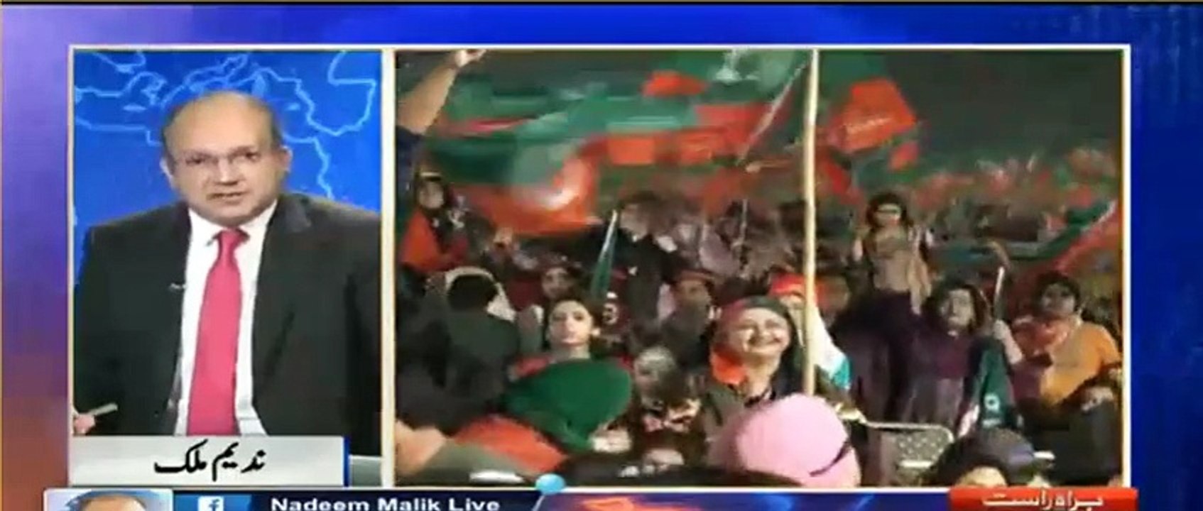 Nadeem Malik takes class of Govt for running stupid ads with tax payers money against Imran Khan