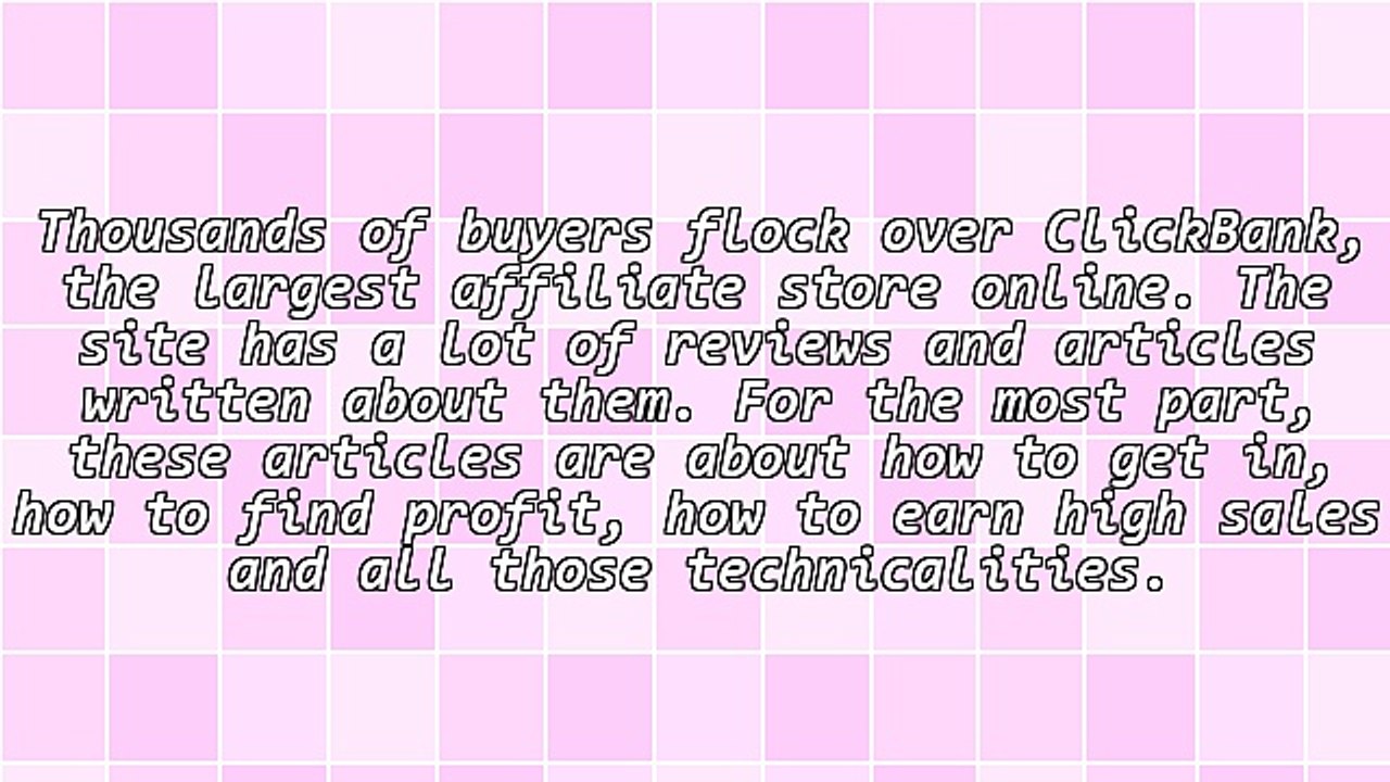 Finding The Perfect Product At ClickBank
