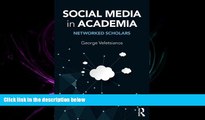 Online eBook Social Media in Academia: Networked Scholars