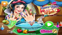 Disney Princess Elsa and Snow White Nails Spa Compilation Game