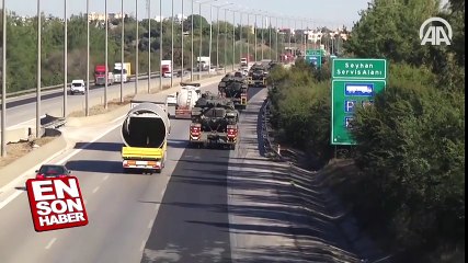 Sınıra tank ve zırhlı araç sevkiyatı
