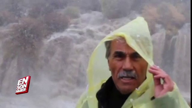 Van'ın Muradiye Şelalesi coştu