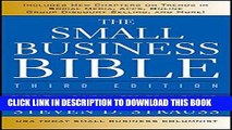 [Ebook] The Small Business Bible: Everything You Need to Know to Succeed in Your Small Business