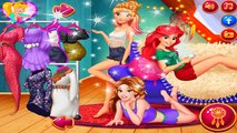 Disney Princesses Rapunzel, Belle and Ariel Princesses Instagram Rivals Dress up