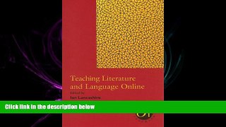 eBook Here Teaching Literature and Language Online (Options for Teaching (Paperback))