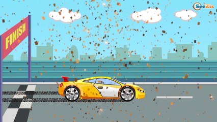 Cars & Trucks Cartoons - The Police Car | Emergency Vehicles Cartoon