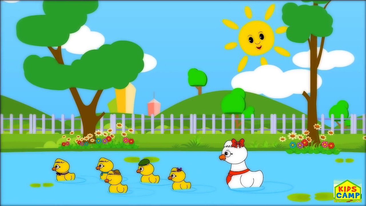 Five Little Ducks Went Out One Day - Nursery Rhymes with Lyrics