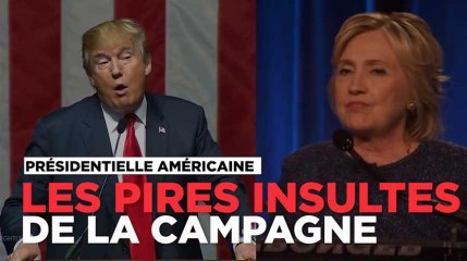 Trump vs Clinton : les pires insultes de la campagne en moins de 2 minutes