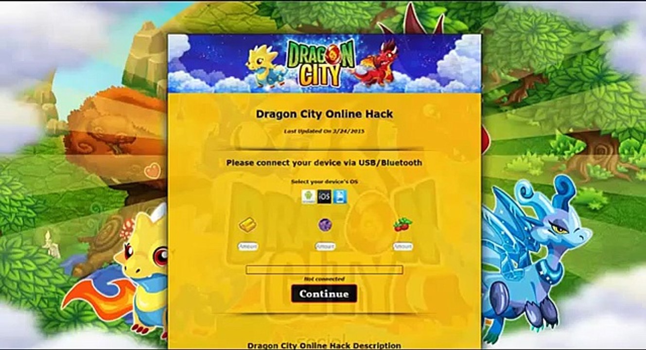 Dragon City Hack Android & IOS - November 1st 2016 Unlimited Gold,Gems & Food Free Cheat V2.57118