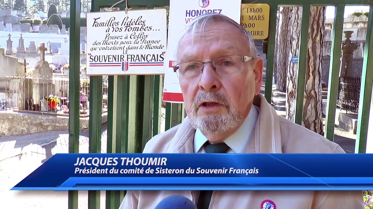Sisteron : L'association du Souvenir Français honore la mémoire des défunts