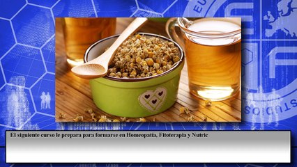 Técnico Profesional en Homeopatía, Fitoterapia y Nutrición