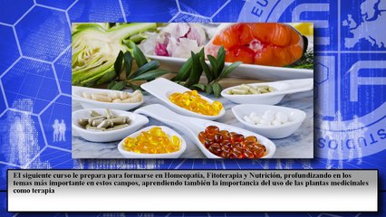 Técnico Profesional en Homeopatía, Fitoterapia y Nutrición (Online)