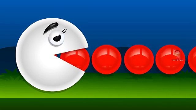 Learn Colors with Packman Surprise Eggs, Teach Colours, Children Kids Learning Videos