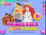 Mermaid Ariel and Princesses Cinderella City Break in Paris Games For Girls Boys