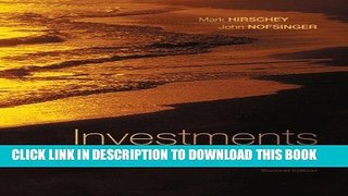 [PDF] Investments with S P bind-in card: Analysis and Behavior (Mcgraw-Hill/Irwin Series in