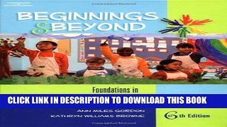 [PDF] Beginnings   Beyond: Foundations in Early Childhood Education [Online Books]