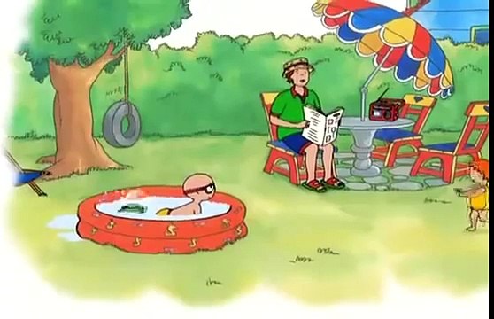Caillou en Espanol Capitulos Completos Dibujos Infantiles - CAILLOU UN NADADOR MUY BUENO