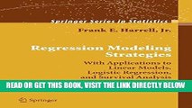 [FREE] EBOOK Regression Modeling Strategies: With Applications to Linear Models, Logistic