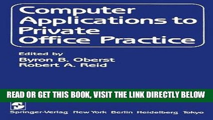 [READ] EBOOK Computer Applications to Private Office Practice BEST COLLECTION