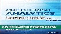 [Free Read] Credit Risk Analytics: Measurement Techniques, Applications, and Examples in SAS Free