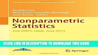 [Free Read] Nonparametric Statistics: 2nd ISNPS, CÃ¡diz, June 2014 Free Online