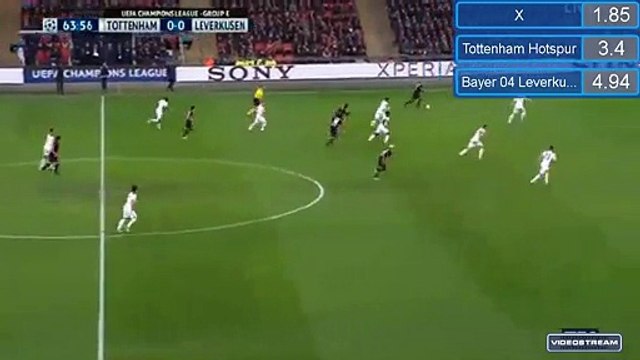 0-1 Georges-Kévin N'Koudou Goal HD - Tottenham Hotspur 0-1 Bayer Leverkusen - 02.11.2016