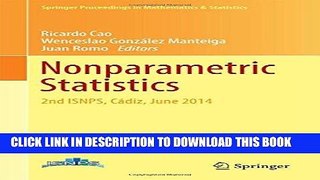 [Free Read] Nonparametric Statistics: 2nd ISNPS, CÃ¡diz, June 2014 Free Online