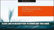 [Free Read] Alternative Investments: CAIA Level II Free Online