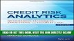 [Free Read] Credit Risk Analytics: Measurement Techniques, Applications, and Examples in SAS Full